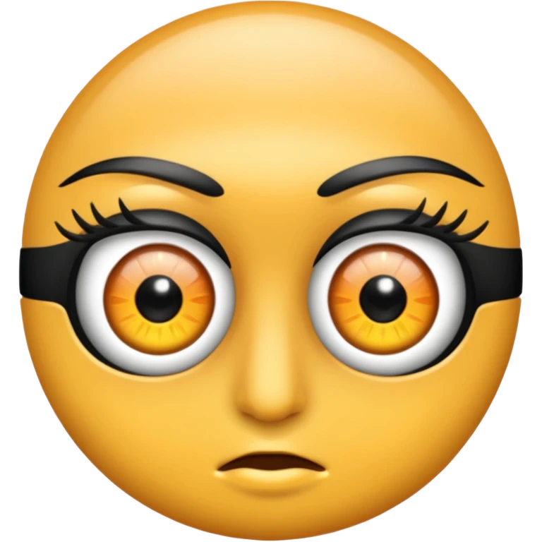 mascara de ojos emoji