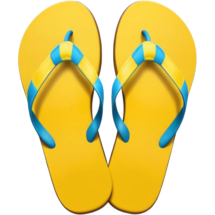 summer-themed emoji of a flip flop emoji