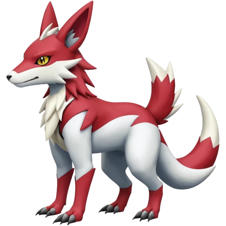Zeraora-Lombax-Sergal-Zangoose-Cyclizar-Genesect-Pokémon, full body emoji