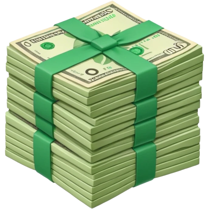 Bundles of banknotes emoji