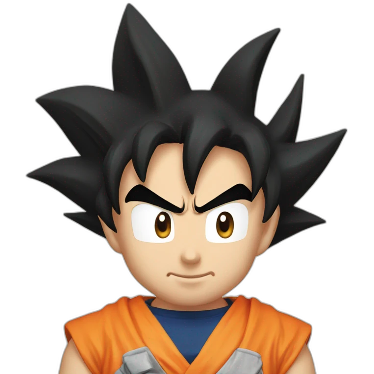 does goku clean nuts? emoji