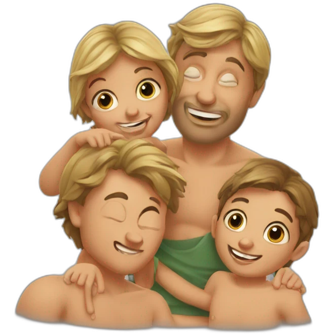 Orge avec des enfants emoji