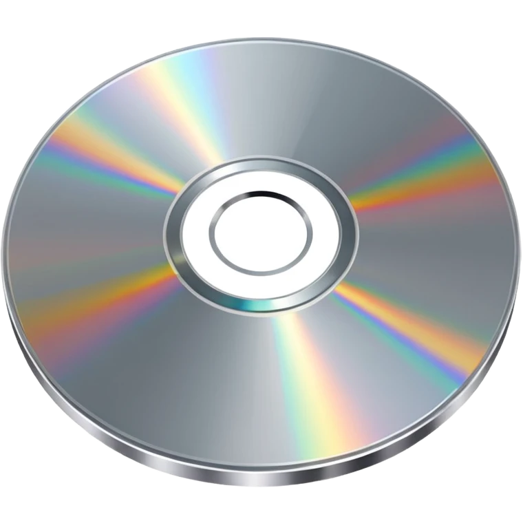 CD icon perspective view emoji
