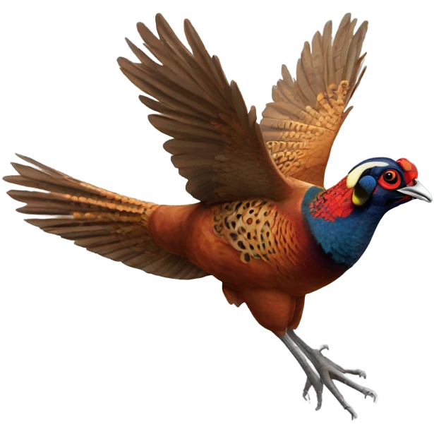 pheasant flying emoji
