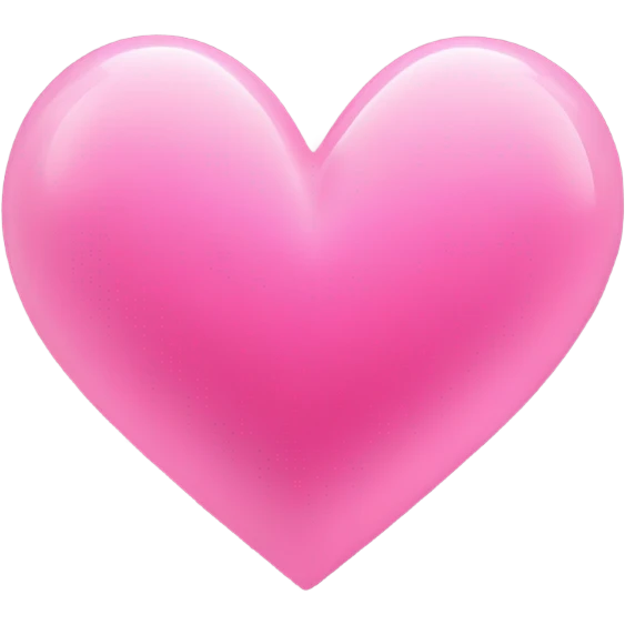 corazón rosa emoji