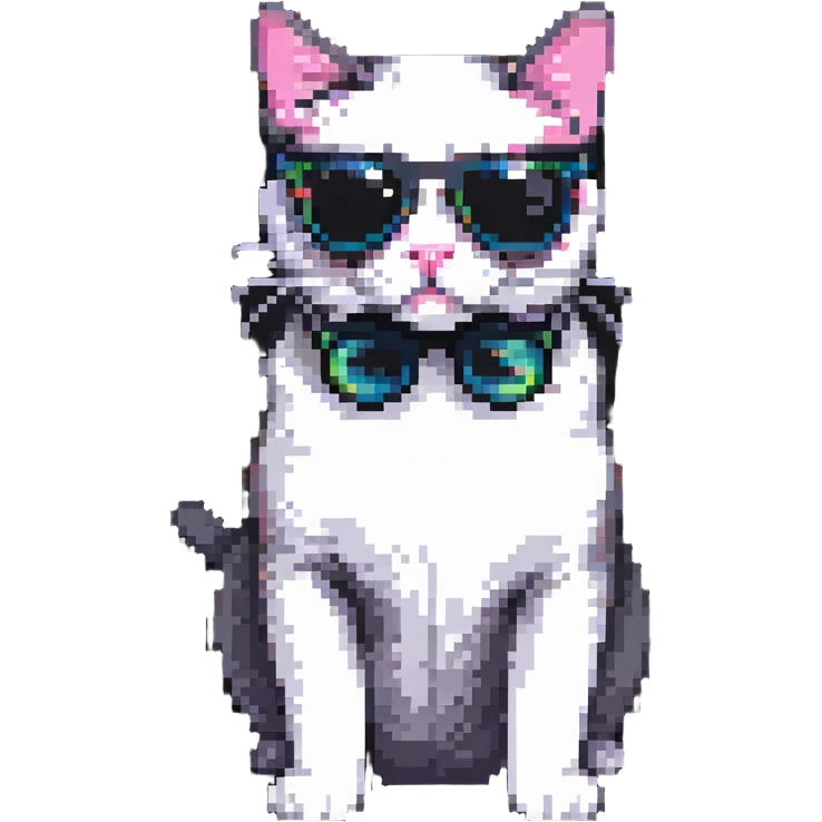cat wearing sunglasses emoji