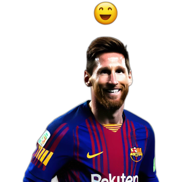 Messi sur ronaldo emoji