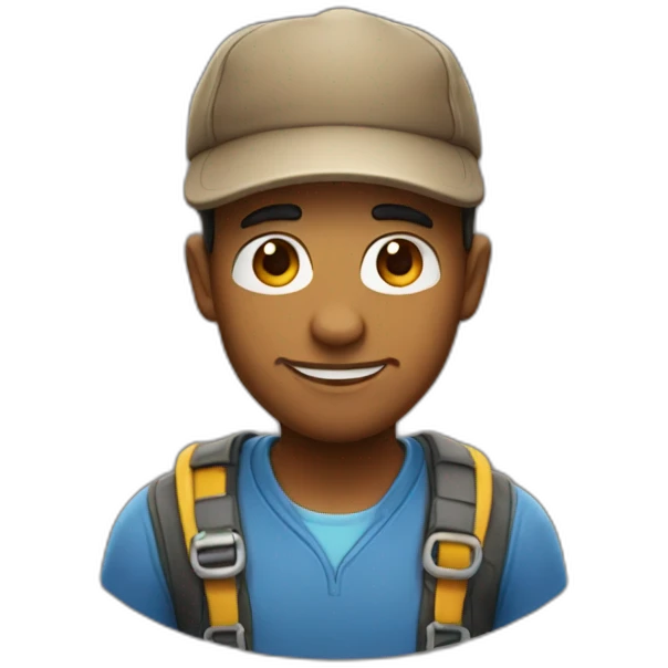 A developer wearing disney hat emoji