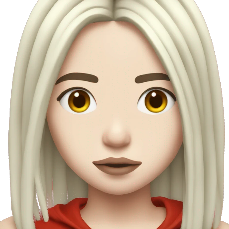 Billie eilish red roots emoji