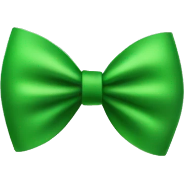 green bow emoji