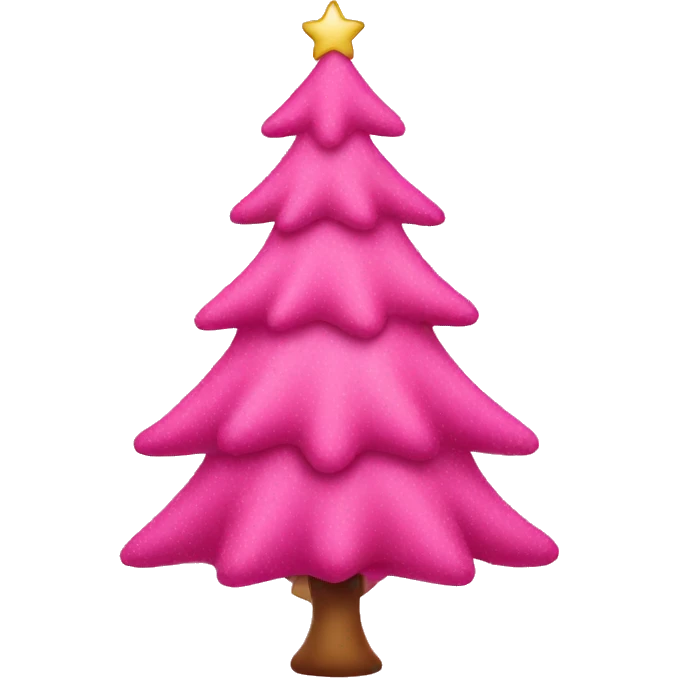 pink christmas tree emoji