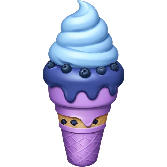 icecream-blueberries emoji