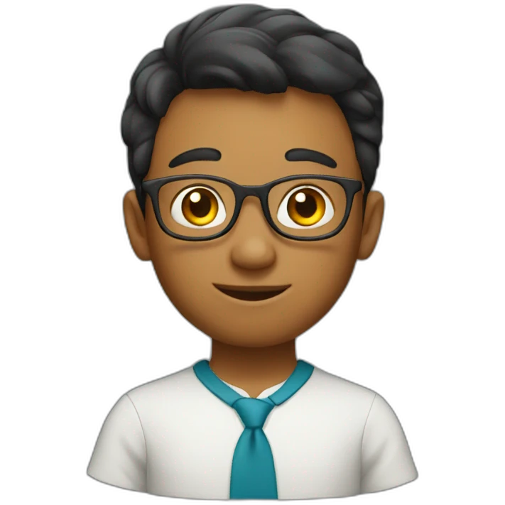 smart boy emoji