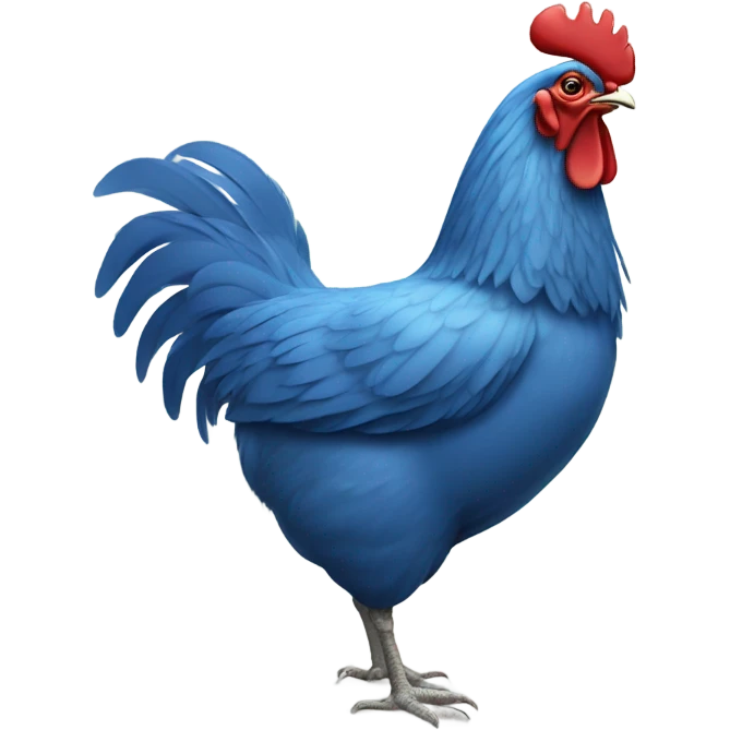Blue Hen emoji