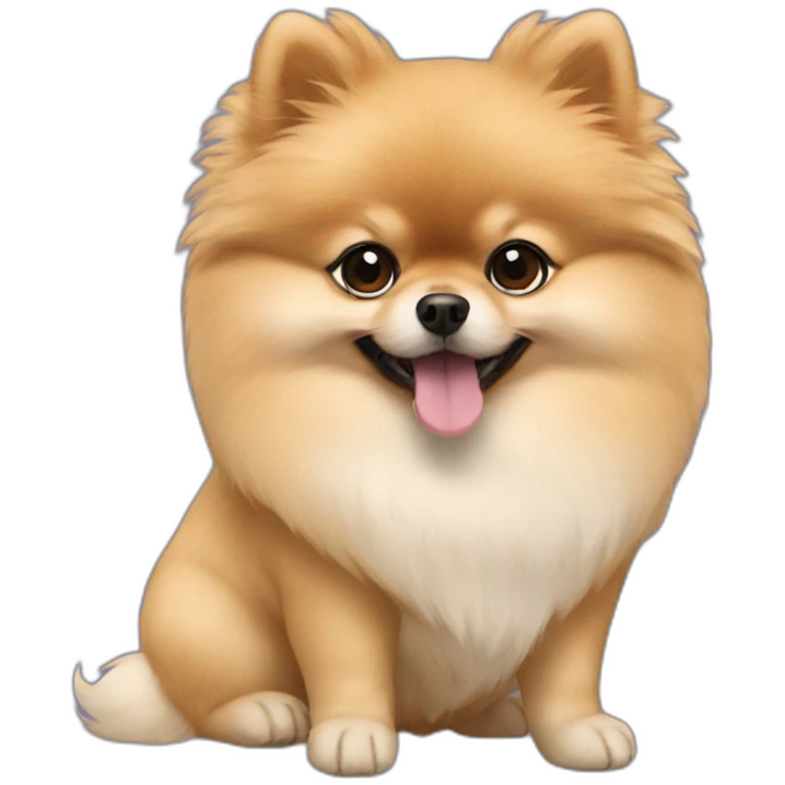 pomeranian dressed like taylor swift emoji