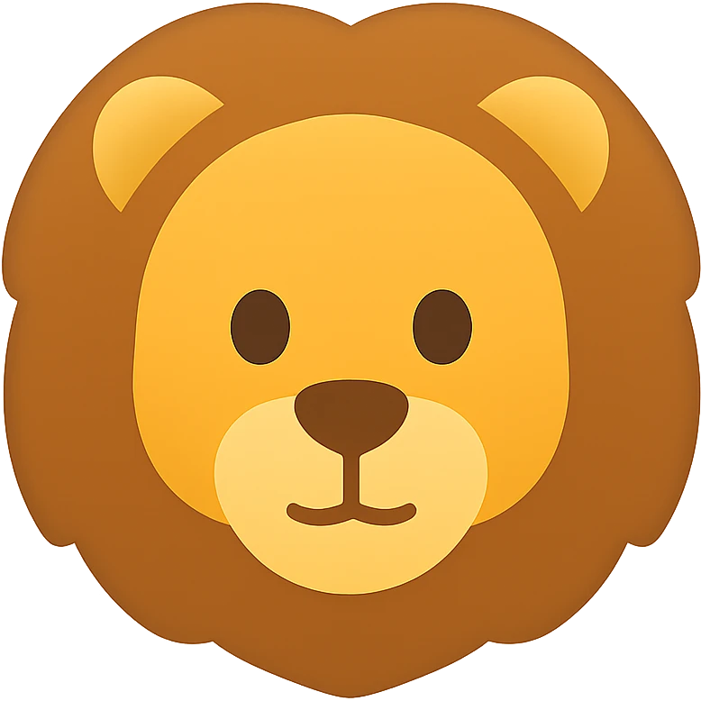 Lion animation emoji emoji