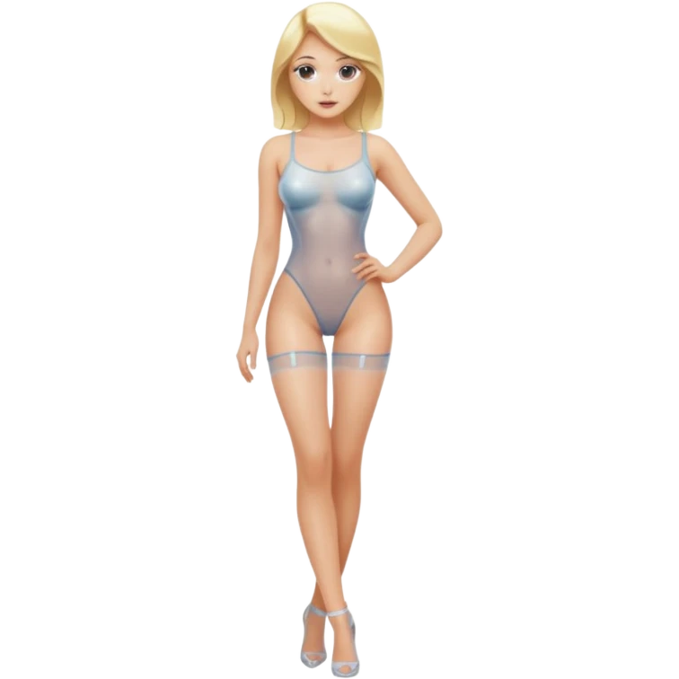 Sexy blonde girl with no shirt and full body with no anything dress just tits and bitch sexy position transparan emoji