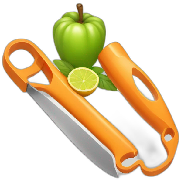 fruit peeler emoji
