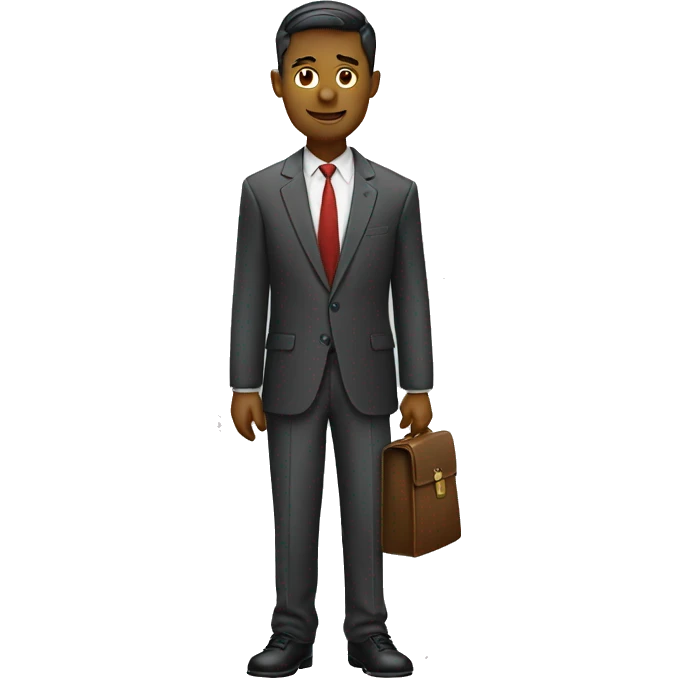 Standing on business  emoji