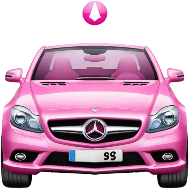 Pink benz emoji