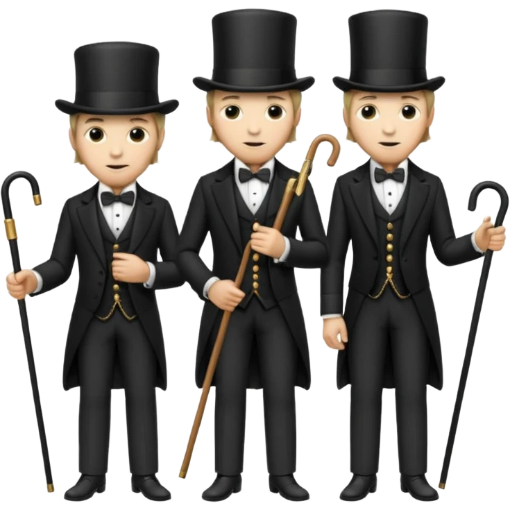 wealthy men 1800s emoji
