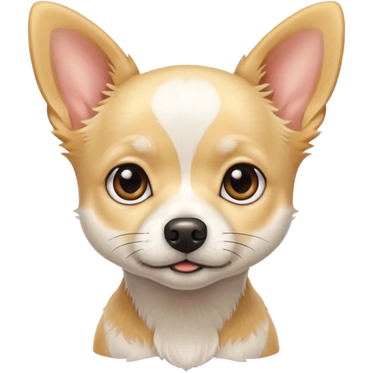White terrier chihuahua mix  emoji