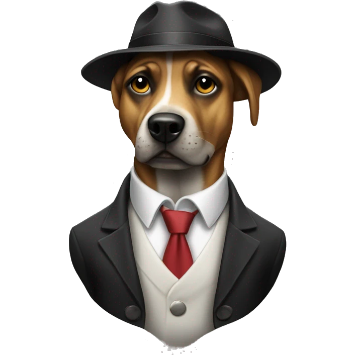 Mafia dog emoji