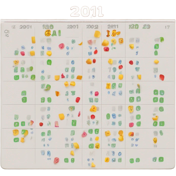 one year ago calendar emoji