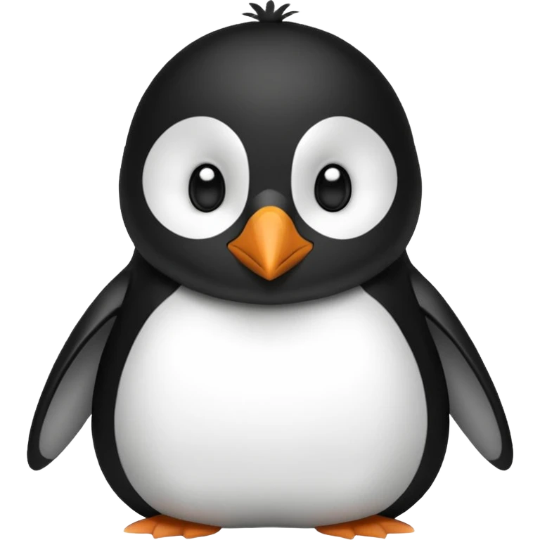 side eyeing penguin  emoji