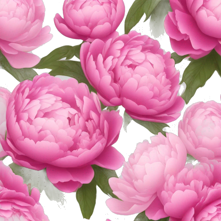 bouquet of peonies emoji