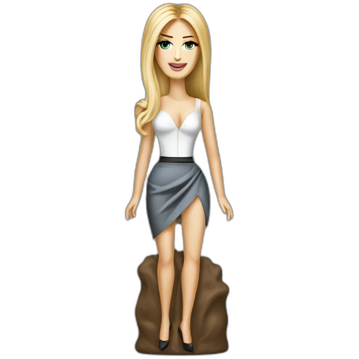 Trashy ivanka trump tall figurine emoji