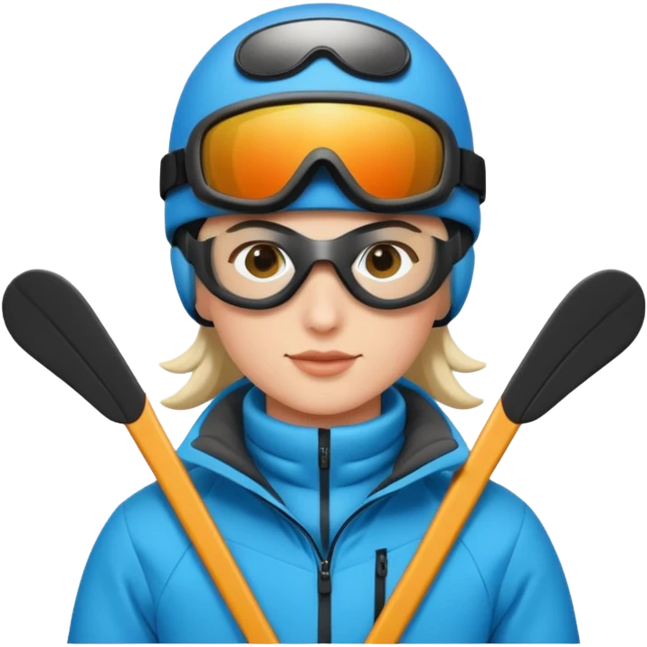 A person is skiing on the snow
person emoji