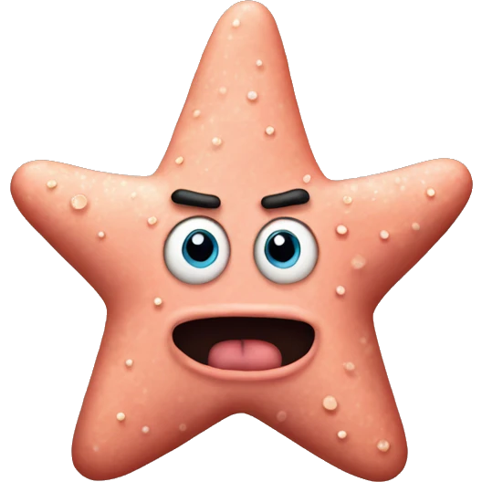 Patrick star emoji