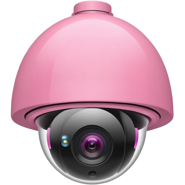 Security Camera pink  emoji