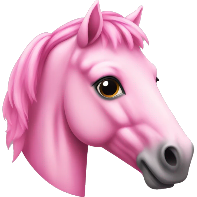 Pink horse emoji