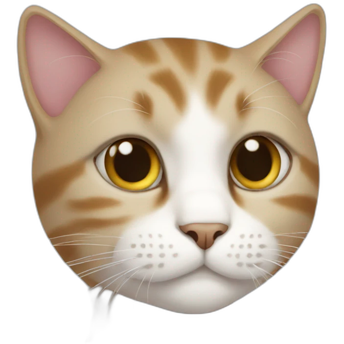 Cat with foot emoji