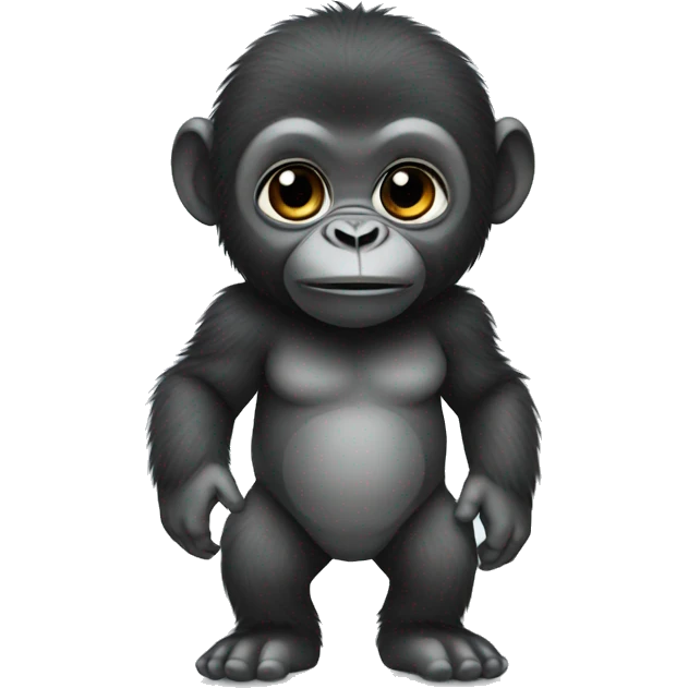 Baby Gorilla Wearing A Onesie emoji