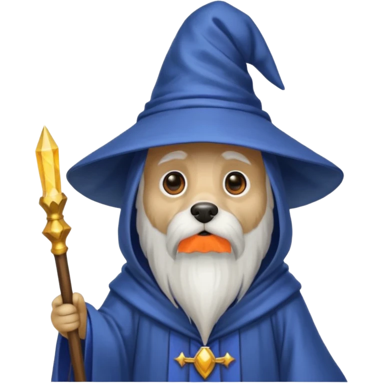 Dog wizard emoji