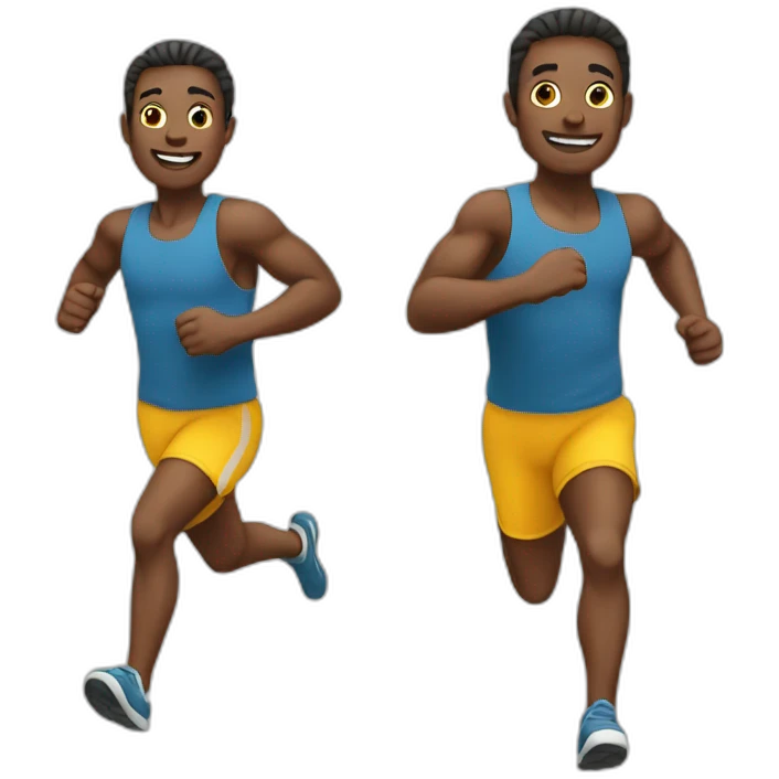 running emoji