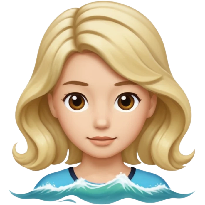 The last pictures you showed me is far from me. Her hair is too curly. I want my picture with low pony tail or big wave hair with the middle length. emoji