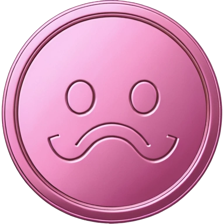 30 day sober coin that is pink  emoji