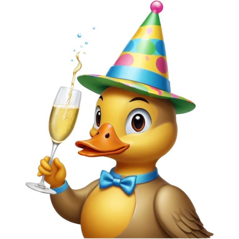 Party duck  emoji
