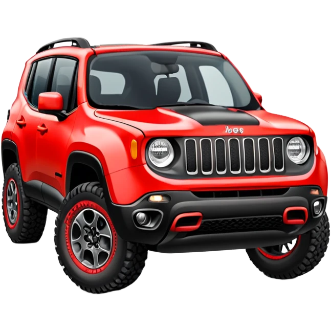 Jeep renegade automobile  emoji