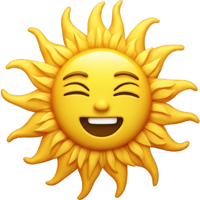 Sun emoji