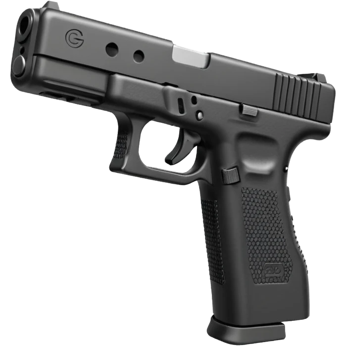 Glock 17 with an extended magazine emoji