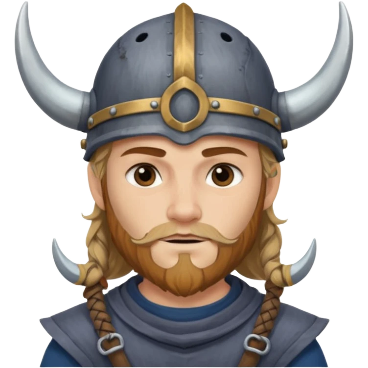 Young viking sailor on ship deck emoji