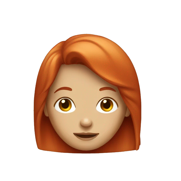Red-haired girl emoji