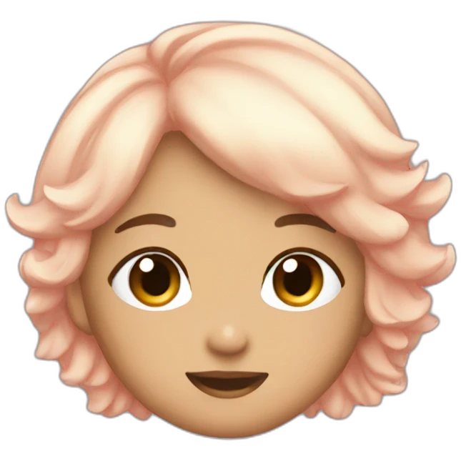 blush angel emoji