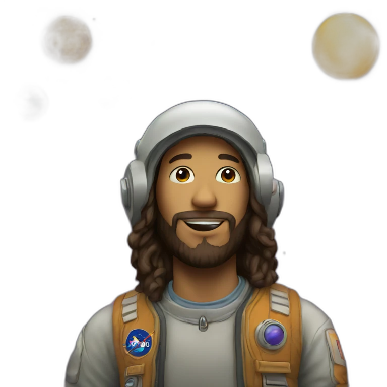 hippie in space emoji