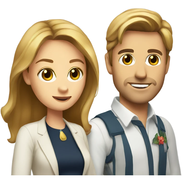 Jessica and Steve emoji
